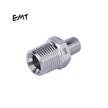 EMT shanghai factory  DNV certificated stainless steel bsp npt thread hydraulic male nipple with o-ring